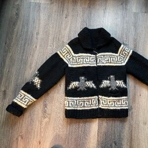 Authentic Vintage Cowichan Indian Sweater